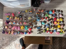 Lot of 105 Assorted Croc Shoe Charms Jibbitz Pins