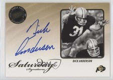 2009 Press Pass Legends Saturday Signatures Dick Anderson #SS-DA Auto 1i8