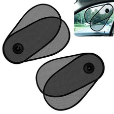 AurLunUs 2 PCS Car Window Shades for Baby, 15.75" 8.27" Rotatable Side Wind...