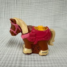 Fisher Price Little People Disney Princess Belle's Horse Philippe tested works Fisher Price Little People Disney Princess Belle's Horse Philippe tested works - Image 1