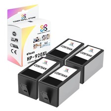 4PK TRS 920XL Black HY Compatible For HP OfficeJet 6000 6500 6500a Ink Cartridge