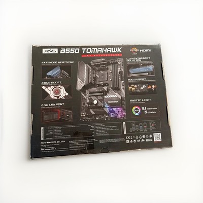 MSI MAG B550 TOMAHAWK ATX AMD AM4 DDR4 Gaming Motherboard 4 DIMM
