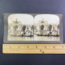 St. Louis World's Fair Stereoview 1904 International View Co. Water Parade