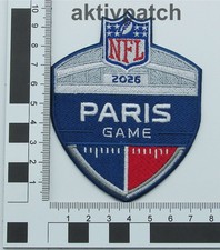 2026 NFL PARIS game shield logo patch sew on embroidery patch