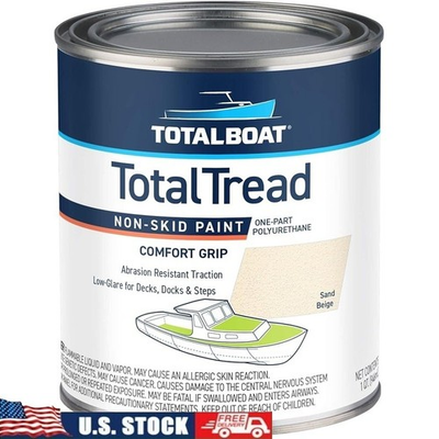 #ad Non Skid Deck Paint Durable Non Slip Surface Boats Docks Floors Stairs New $61.50