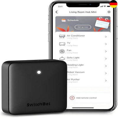 SwitchBot Hub Mini IR Fernbedienung WLAN Klima Steuerung Alexa Google Home Siri