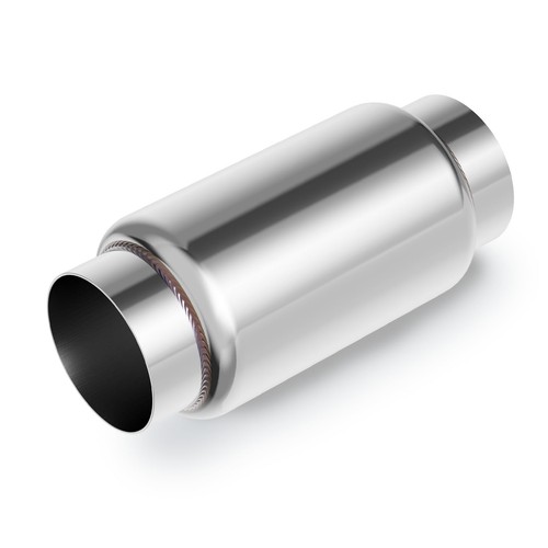 3 Inch Inlet/Outlet Exhaust Resonator 9 Inch Length Muffler Stainless Pipe