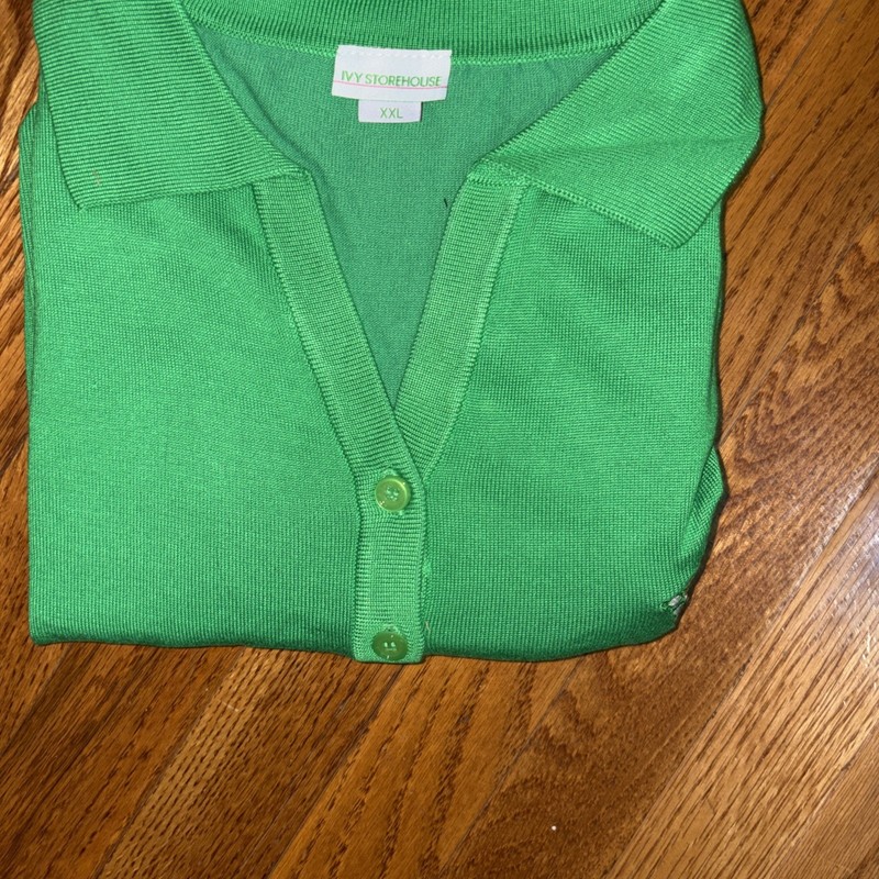 AKA Alpha Kappa Alpha Sorority Sweater Women 2XL Ivy Storehouse Green Prep