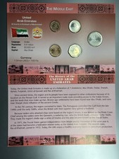 Littleton UAE United Arab Emirates World Coin Set UNC Uncirculated