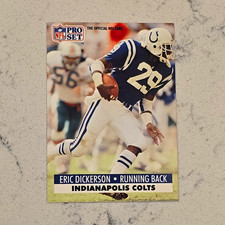 Pro Set 1991 Eric Dickerson Base Set #175 Indianapolis Colts NFL Football Card