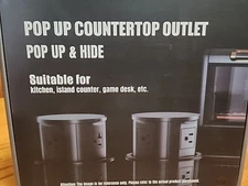 ANNQUAN 20 Amp Pop Up Countertop Outlet with 15W Wireless Charger,Max 65W (H)