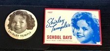 Vintage Shirley Temple Celluloid Pocket Mirrors 1935 & 1937