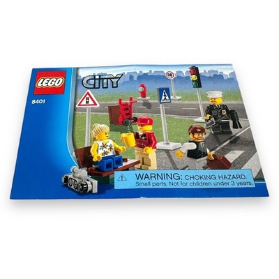 Lego City Minifigure Collection 8401 Building Instructions Booklet Only Manual