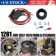 1281 Electronic Ignition Conversion Kit For 1957-1974 Ford 8 CYL V8 US FREE SHIP