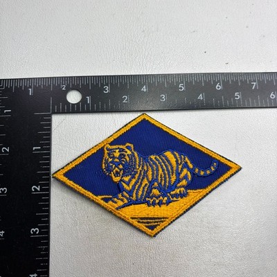 Vintage Gorgeous High School Mascot TIGER Patch (? ROTC ?) 641E