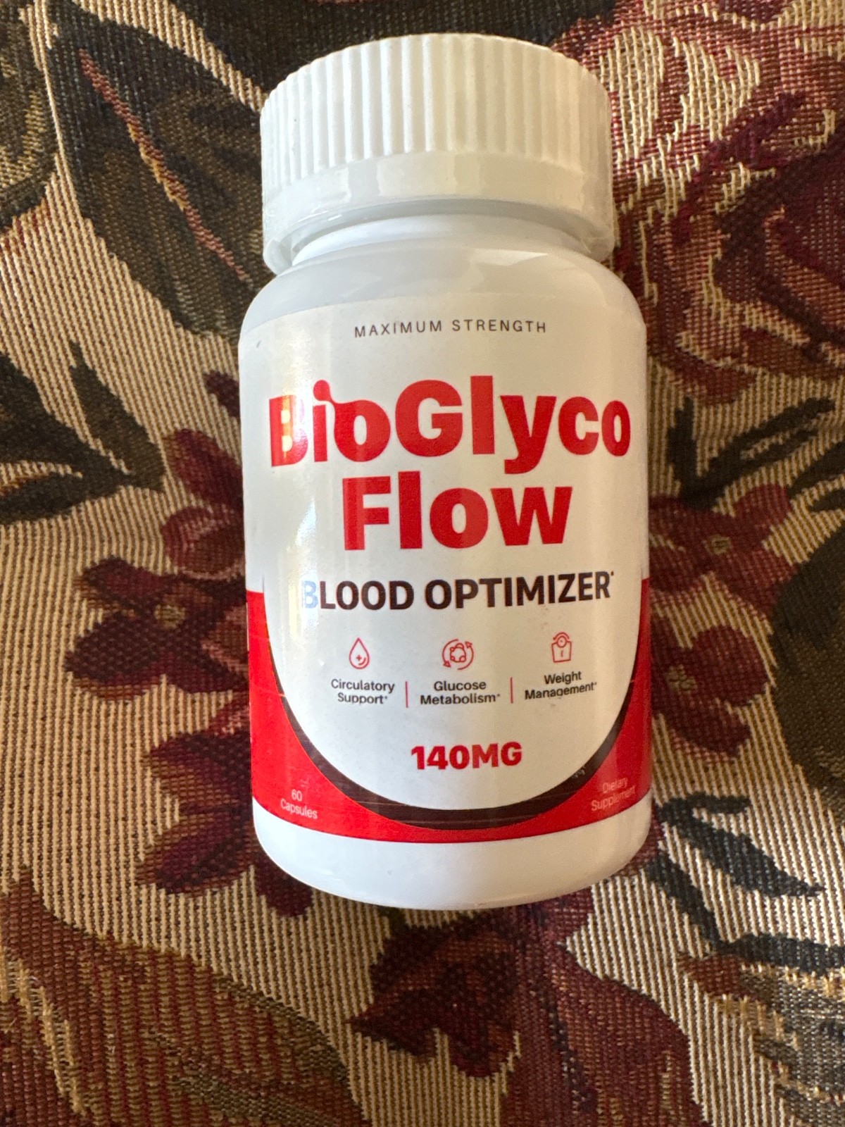 (3 Pack) BioGlyco Flow Blood Optimizer, BioGlyco Flow Supplement (180 Capsules)