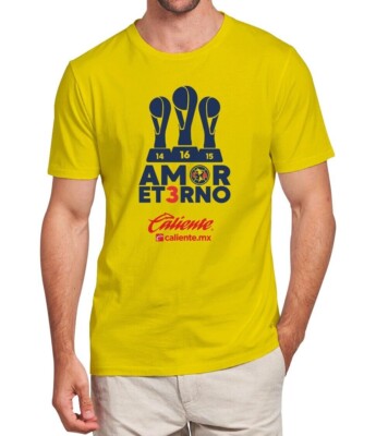 New! Aguilas del America TriCampeónes Amor Eterno 2024 T-shirt