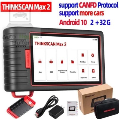 THINKCAR Max 2 Car Diagnostic Tool OBD2 Scanner Code Reader Free Lifetime Update