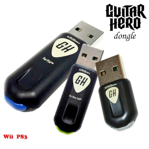 Guitar Hero Live USB Dongle Wireless Replacement Adaptor Nintendo Wii U /  PS3 - Picture 1 of 3