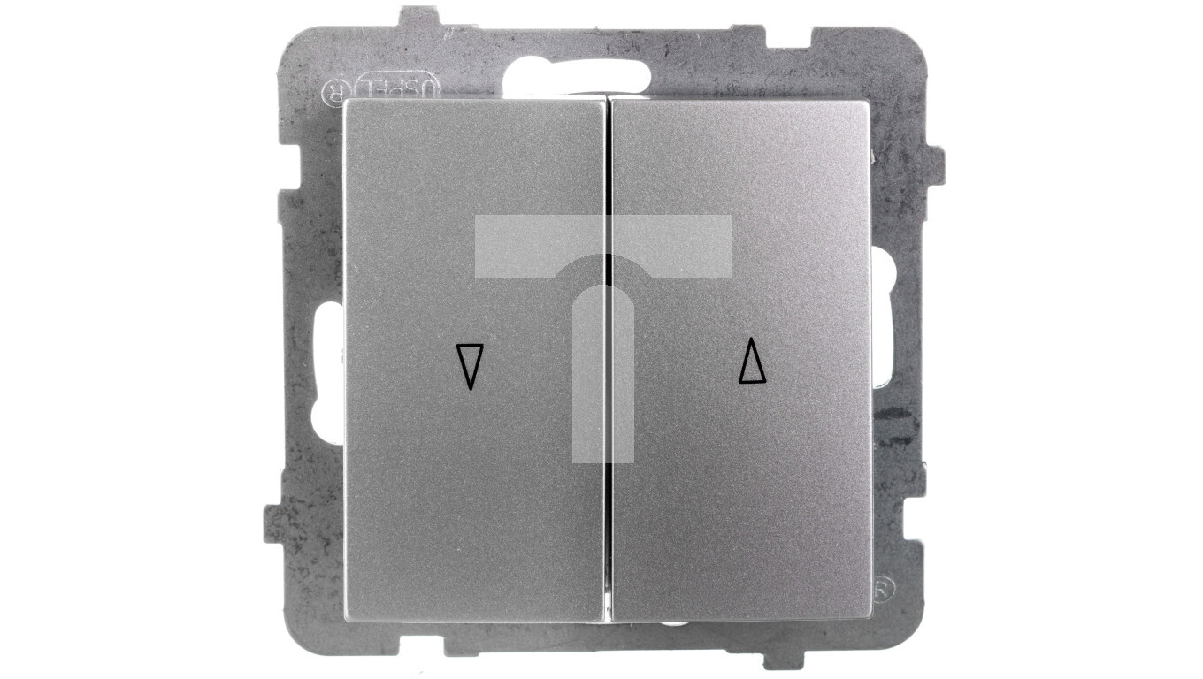 AS Silver shutter switch ŁP-7G / m / 18 /T2UK