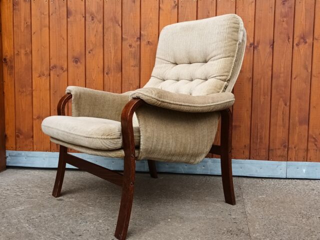 Chair Vintage 60er Relaxing Chair Easy Chair Westnofa Rykken Age 60s Danish A2