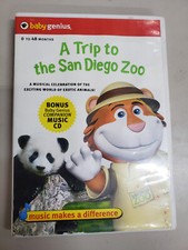 Baby Genius - A Trip to the San Diego Zoo [DVD w/ bonus music CD] Used