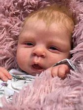 21" Reborn Doll Kit Estella Unfinished Unpainted Blank DIY Parts with Cloth Body