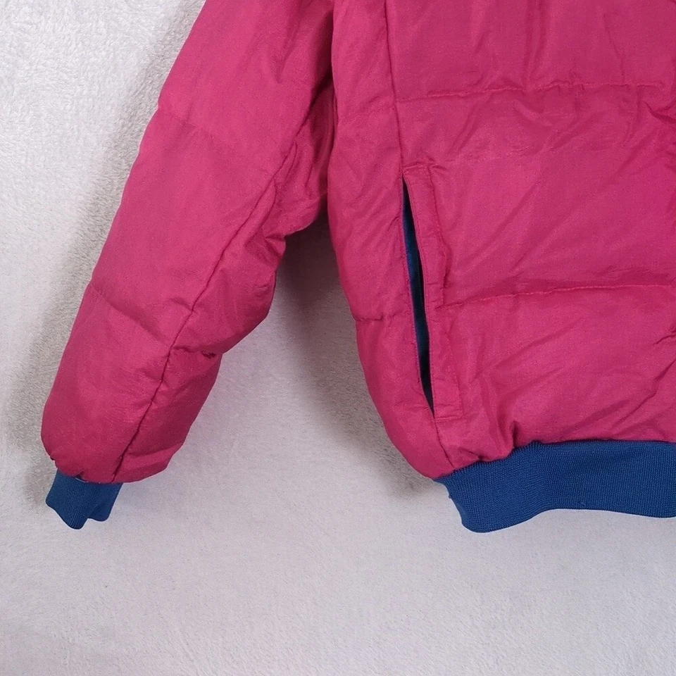 Members Only Women's Vintage Pink Goose Down Puffer Coat Size S - Image 2 of 4