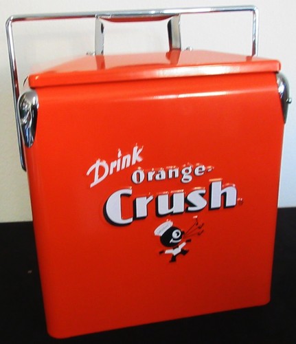 Orange Crush Six Pack Soda Cooler Embossed Lettering - 第 1/6 張圖片