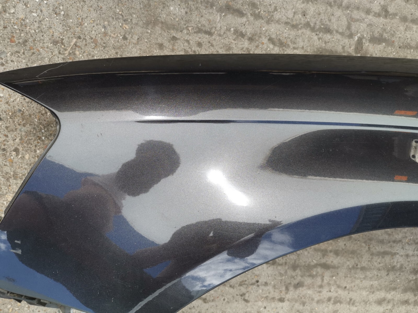 2007 Audi A3 3 Door Hatchback NEARSIDE Front Passenger Wing Grey 