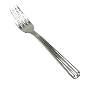 4 International Stainless China Beaded Stainless Steel Flatware Salad Forks 