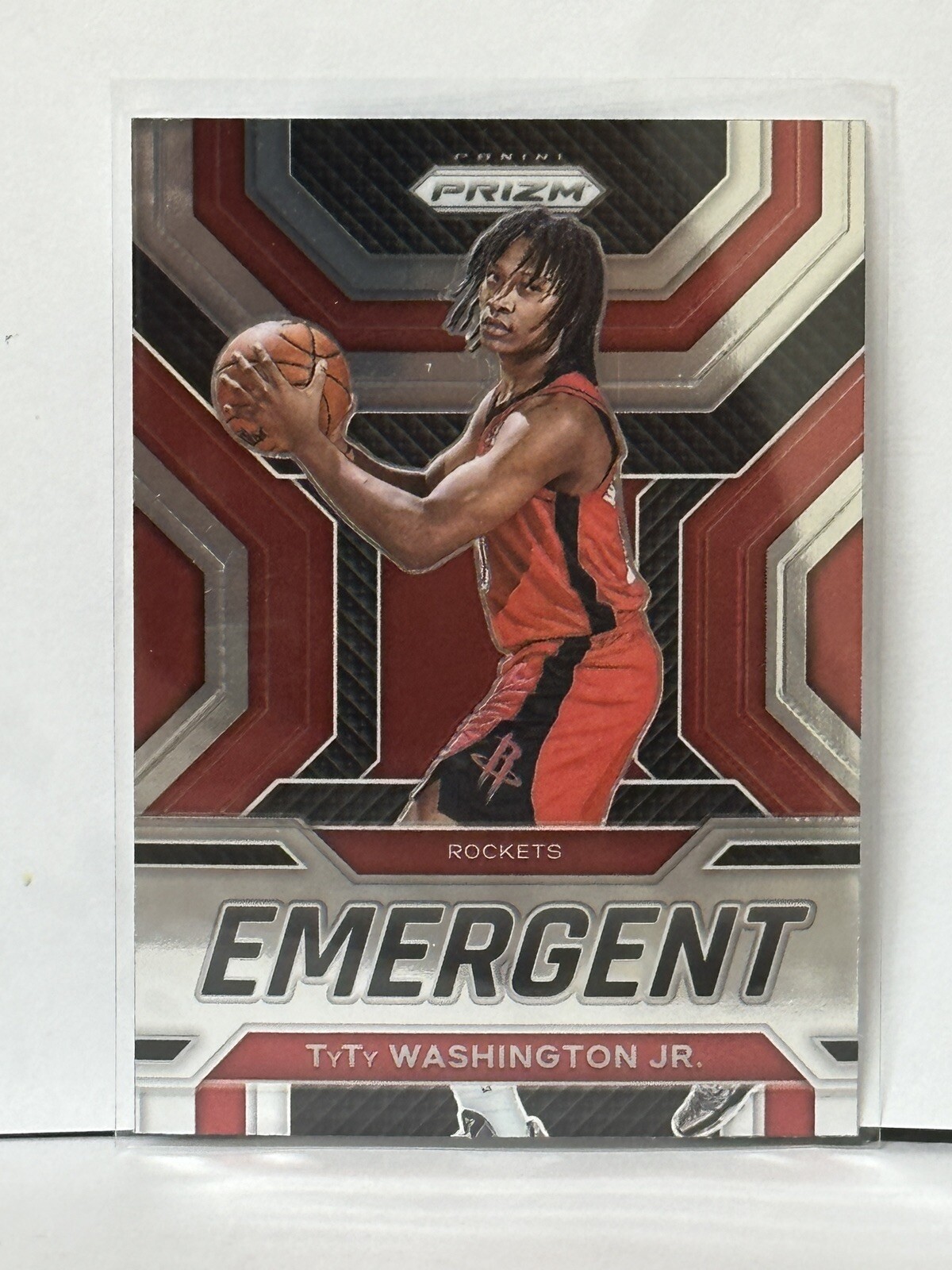 2022-23 Panini Prizm Emergent TyTy Washington Jr. RC Houston Rockets #18
