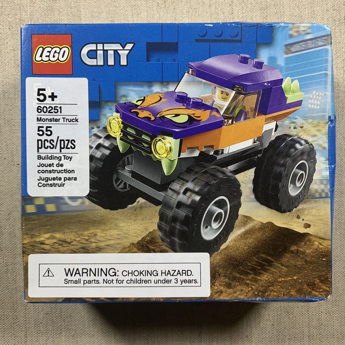 LEGO City Monster Truck 60251 Building Sets for Kids (55 Pieces)