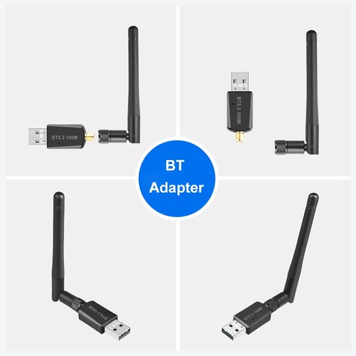 Adattatore USB Bluetooth 5.3 Trasmettitore Ricevitore Audio Wireless per PC e Altoparlante - Foto 8 di 13