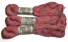 3 skeins of Tahki TWEEDY COTTON CLASSIC 100 mercerized worsted Yarn 468 MULTI