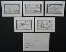 BRD FOTO-ESSAY 1969/73 FREMDENVERKEHR 5 UNVERAUSGABTE WERTE !! RAR !! e581