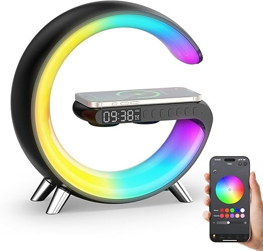 Lampada G-Shape 2025: L'Originale con Ricarica Wireless e Speaker - 1