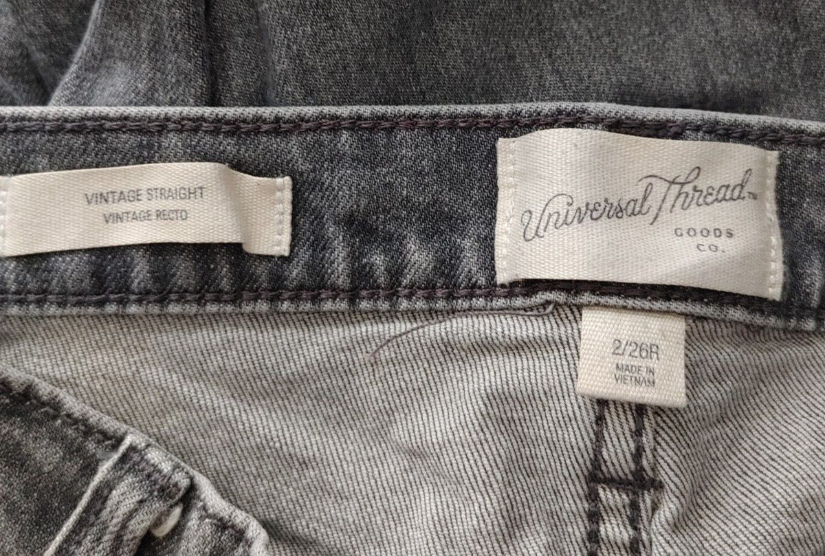 Universal Thread Vintage Straight Distressed Jean… - image 4