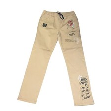 US Polo Assn Boys Denim Size Large 12 Beige Chino Jogger Pants
