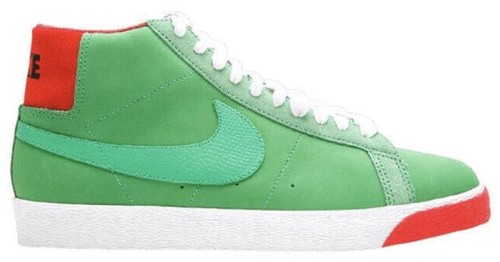 Nike Blazer Premium SB Green Spark Pimento Sneakers Shoe  display picture 1