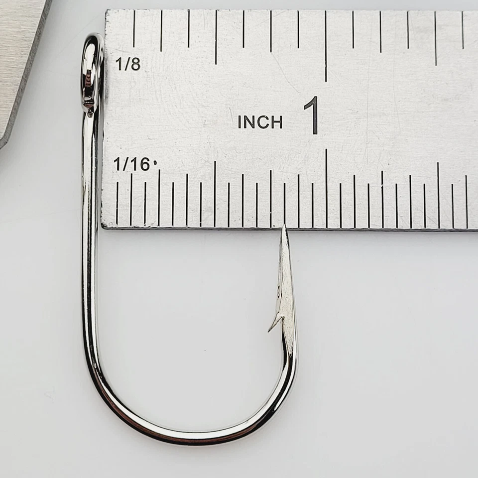 VMC Closed Eye Siwash Hook 9170NI Nickel (size: 5/0, qty: 50pcs) REPACKED 9170 - Image 3 of 4