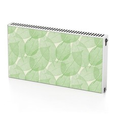 Tappetino magnetico copri schermo radiatore decorativo moderno pannello foglie verde