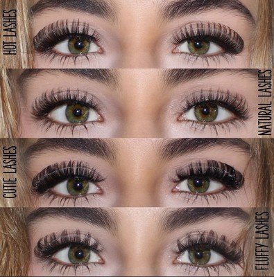 EPBEAUTY Lashes 3D Nerz hübsche Geschenke Tatti Molly Streifen falsche Wimpern Party X4