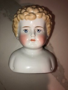 Antique German China Head Doll Parts 