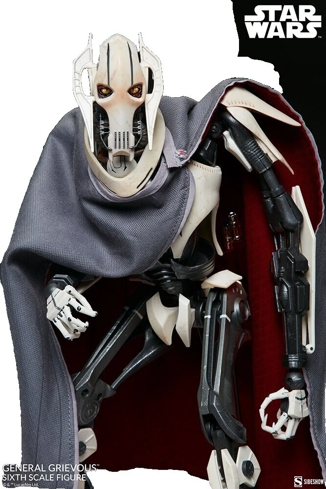 Figuras de acción Sideshow Collectibles General Grievous y accesorios