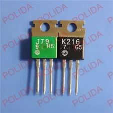 1pairs  Transistor HITACHI TO-220 2SJ79+2SK216 J79+K216 100% Genuine Original
