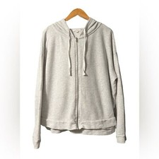 COLSIE LIGHTWEIGHT FULL ZIP SWEATSHIRT HOODIE, X-LARGE GRAY