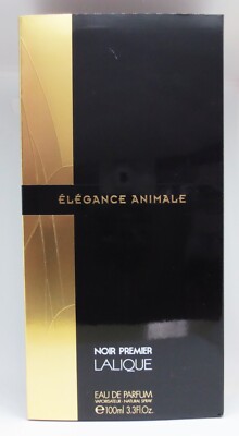 LALIQUE-NOIR PREMIER ELEGANCE  ANIMALE 1989 EAU DE PARFUM SPRAY 100- NEU-OVP (1