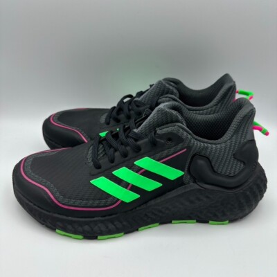 Adidas Climawarm LTD Black Red Neon Green Boost Mens 7.5 Womens 8.5