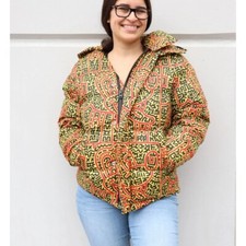 Nwt Coach Mickey Mouse X Keith Harring Puffer Jacket Size 44